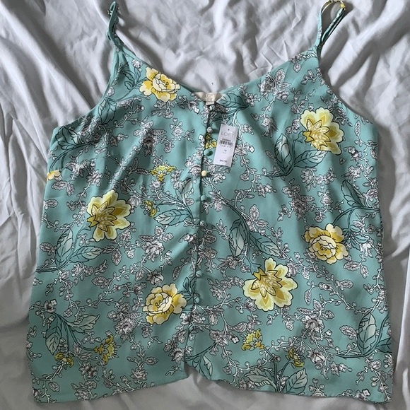 Teal Dressy Tank top - Picture 3 of 3